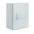 Steel Electrical Junction Box, Indoor&Outdoor Electrical Enclosure Box, Wall Mounted Waterproof&Dustproof Metal Box, Universal Electric Equipment Enclosure Box with Safety Locks and Mounting Plates