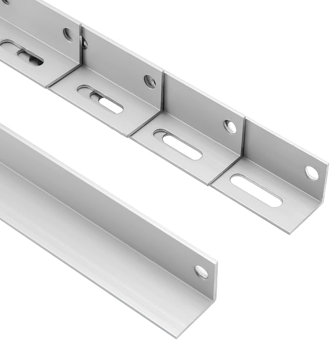 2 Pcs 45inch Adjustable Solar Panel Tilt Mount Brackets, with Foldable Tilt Legs, for Solar Panels Installed on Any Flat Surface for RV, Roof, Boat, Any Off-Grid Systems