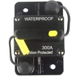300 Amp Circuit Breaker DC 12V -48V Waterproof 30A-300A Manual Reset Fuse Inverter for Trolling Motor Auto Car RV Marine Boat Current Overload Protection (300A)