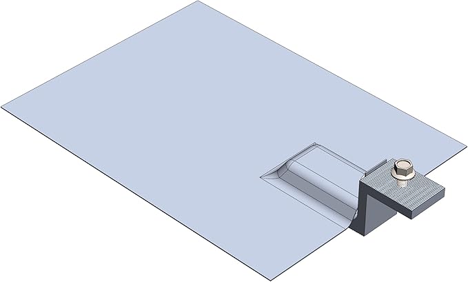Pack 10 Z Bracket with Flashing for Solar Panel PV Module Mounting Racking Installation