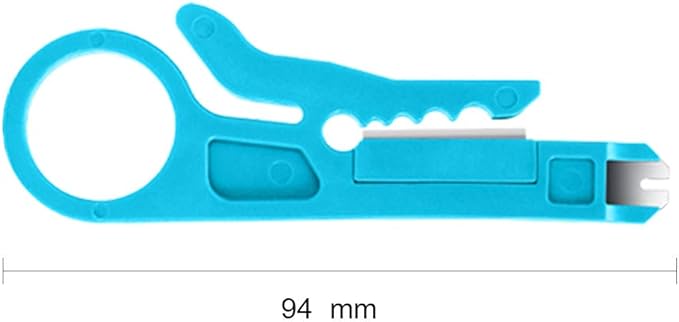Mini Wire Stripper, 6 Pcs Network Wire Stripper Punch Down Cutter for Network Wire Cable, RJ45/Cat5/CAT-6 Data Cable, Telephone Cable and Computer UTP Cable