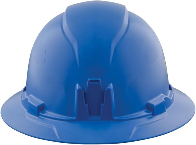 Klein Tools Hard Hat, Non-Vented Full Brim Style, Padded, Self-Wicking Odor-Resistant Sweatband, Tested up to 20kV