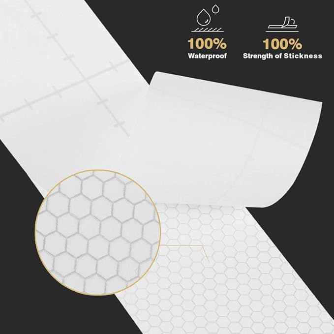 2" X 100FT DOT-C2 Reflective Tape -6" Red x 6" White Waterproof Reflector Conspicuity Tape - Safety Sticker Strips for Trailers, Cars, Trucks, Warning Tape Automative Accessories