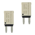 25A DC 12V-14V Auto Reset Circuit Breaker ATM Low Profile T1 Mini Blade Fuses Breakers for Car Trucks Marine Boat RV Solar and More,2 Pack