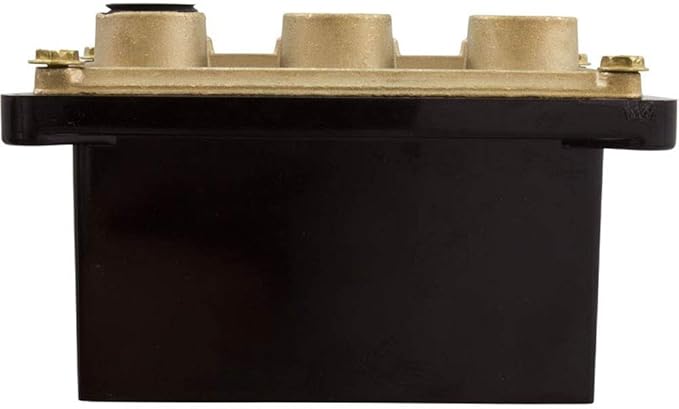 Pentair Light Junction Box, (3) 1/2" Ports, Brass Base