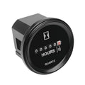 Runleader Mechanical Hour Meter, AC/DC 8V to 80V,Waterproof Design for Lawn Mower Golf Cart Boat Forklift Motorhome Sawmil etc.