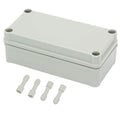 Zulkit Junction Box ABS Plastic Dustproof Waterproof IP67 Junction Boxes Universal Electrical Project Enclosure DIY Electronic Project Box Grey 6.30 x 3.15 x 2.17 inch (160 x 80 x 55 mm)