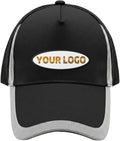 YOWESHOP Reflective Safety Baseball Cap Customize Logo with Removable PE Shell Hi-Vis Safety Work Hat