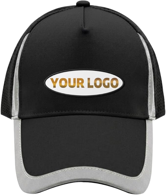 YOWESHOP Reflective Safety Baseball Cap Customize Logo with Removable PE Shell Hi-Vis Safety Work Hat