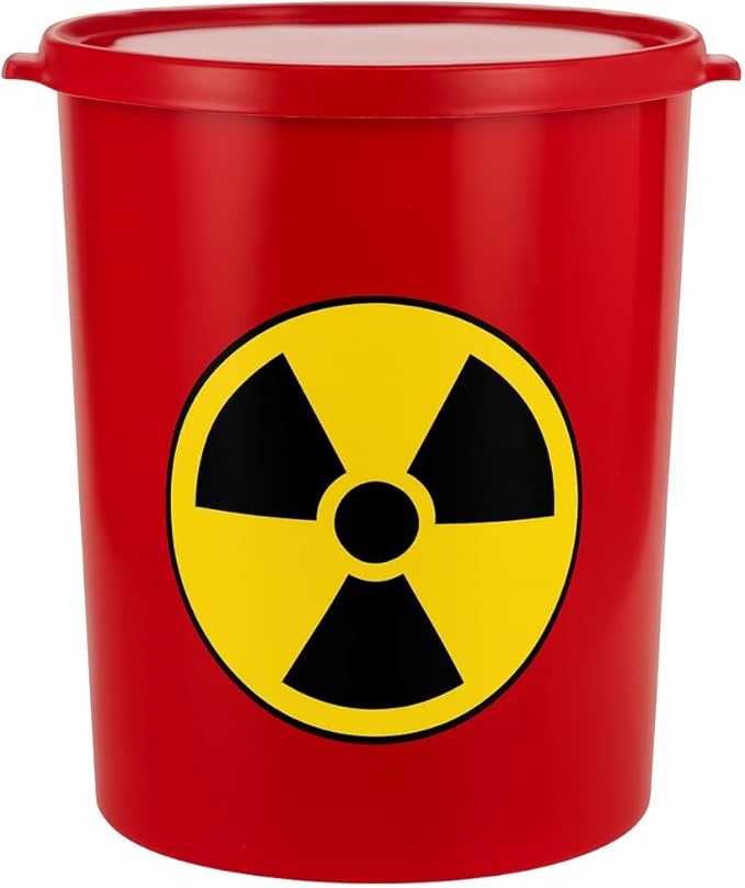 Nuclear Radiation ISO Safety Label Stickers – 4"x4" Vinyl Decals (Pack of 5), Weatherproof for Windows, Cars, Containers, Indoor/Outdoor Use