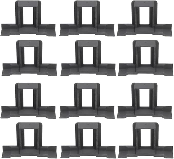 12pcs Solar Panel Drainage Clips and Mud Removal Clamp for Photovoltaic Module Maintenance for Efficient Water Drainage