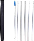 Solar Panel Cleaning Brush Indoor Outdoor Telescopic High Reach Window Cleaning Pole Extendable Cleaner Tool for Roof, Window, Glass, House Siding, Conservatory