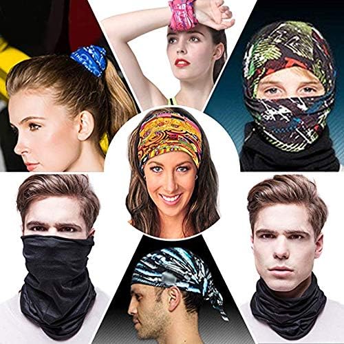 Neck Gaiter Masks Tube Scarf,Seamless Bandanas Buffs Gators,Ourdoor Face Mask Face Covering Multi Headwear