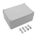 LeMotech Junction Box IP67 Waterproof Dustproof ABS Plastic Project Box for Electrical Outdoor Enclosure Gray 6.9 x 4.9 x 3 inch (175 x 125 x 75 mm)