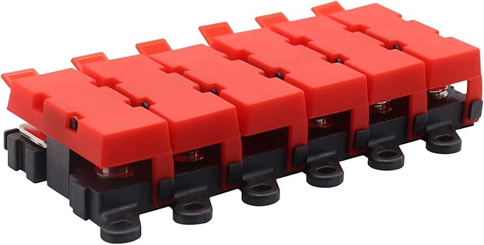 5way Fuse Block Midi Holder Automotive Marine Boat Car Audio Brass Fuse Holder Midi Fuses 100A 30A 60A