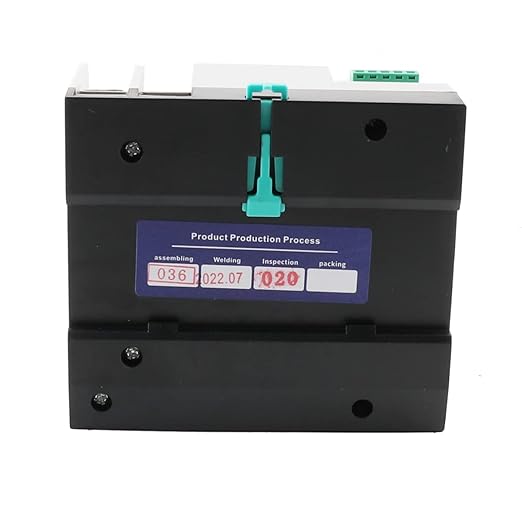 2P 100A Dual Power Automatic Transfer Switch 220V Generator Changeover Switch Tools Dual Power Transfer Switch Din Rail Mounting Type 50HZ/60HZ