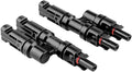 Renogy Branch Y Connector in Pair MMF+FFM for Parallel Connection Between Solar Panels, 1 Branch