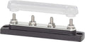 Blue Sea Systems 2307 150 Amp Common BusBar with 4 studs and a cover, With Cover, 150A