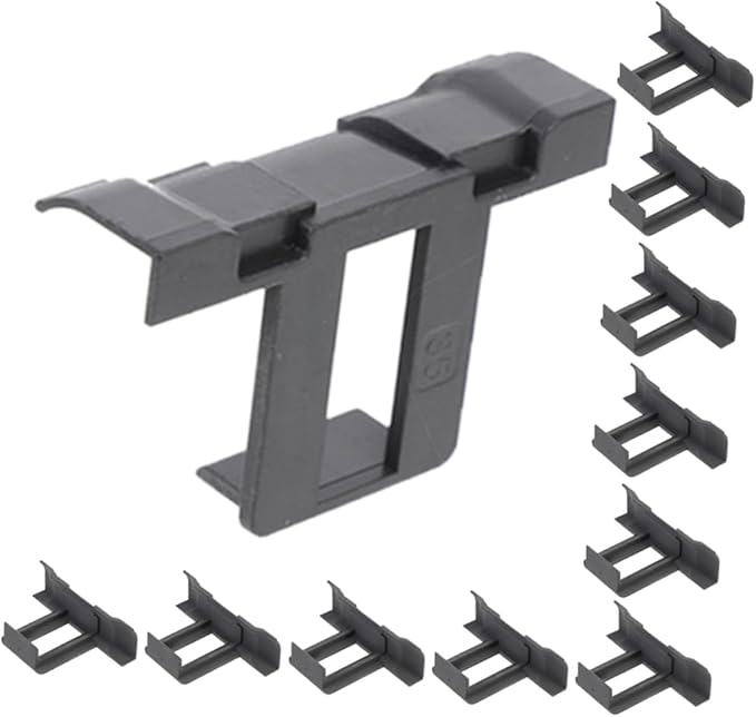 12pcs Solar Panel Water Drain Clips Photovoltaic Panel Water Guide Mud Removal Clamp Ground Clamp for