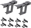 BESPORTBLE 12pcs Solar Panel Drainage Clips Efficient Water Guide Clamp for Photovoltaic Module Maintenance Durable Construction for Easy Installation and Mud Removal