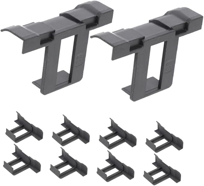BESPORTBLE 12pcs Solar Panel Drainage Clips Efficient Water Guide Clamp for Photovoltaic Module Maintenance Durable Construction for Easy Installation and Mud Removal