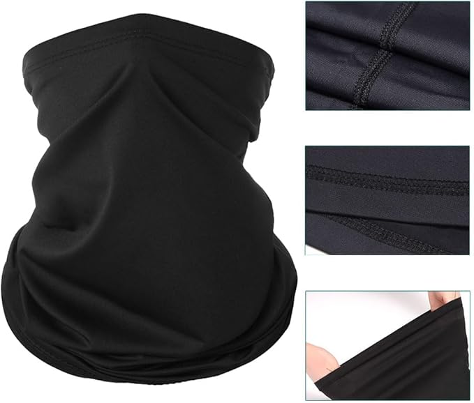 6 Pieces Summer Face Cover Scarf Mens Neck Gaiter For Men Women UV Protection Face Breathable Sun Protection Cycling Running