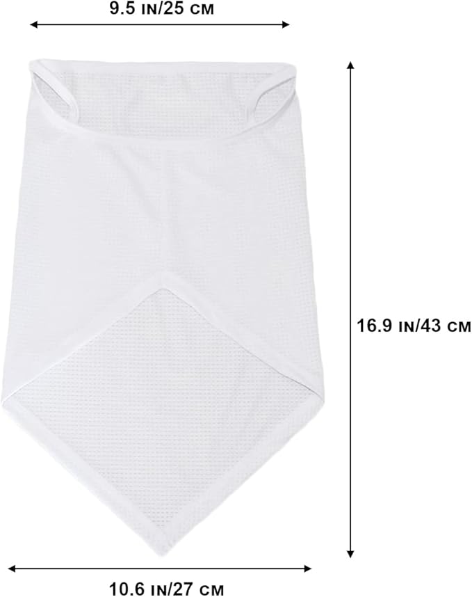 Balaclava Neck Gaiter with Ear Loops Scarf Bandana UV Sun Protection Outdoors Face Mask Cover for Women Men