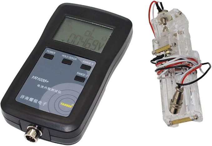 4 Line YR1035 Battery Internal Resistance Test Meter High Precision Battery Voltage Tester Digital Battery Analyzer (Set B)