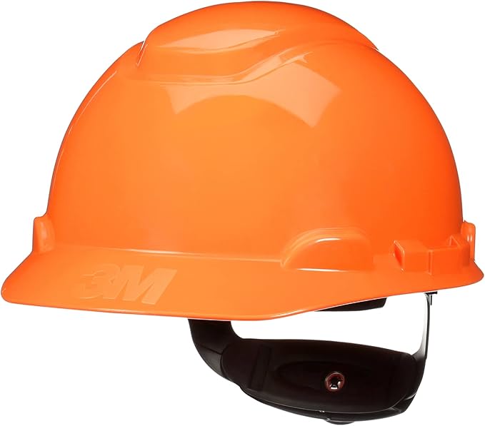 3M Hard Hat SecureFit H-700 Series Cap Style Safety Helmet with Uvicator Sensor, 4-Point Pressure Diffusion Ratchet Suspension