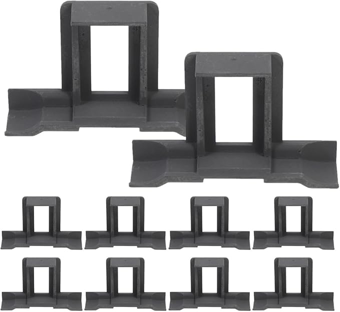 TOYANDONA 20pcs Solar Panel Drainage Clips 35mm Water Drain Clamp for Photovoltaic Modules Outdoor Mud Guide and Stagnant Water Removal Accessories