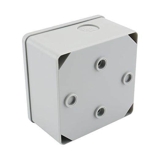 Baomain Universal Rotary Changeover Switch SZW26-20/D202.2D-W with Wider Master Switch Exterior Box 660V 20A 3 Position 2 Phase (3.15"x3.15"x3.7")