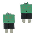 30A DC 12V-32V Manual Reset Circuit Breaker ATC/ATO Low Profile T3 Mini Blade Fuses Breakers for Car Trucks Marine Boat RV Solar and More,2 Pack