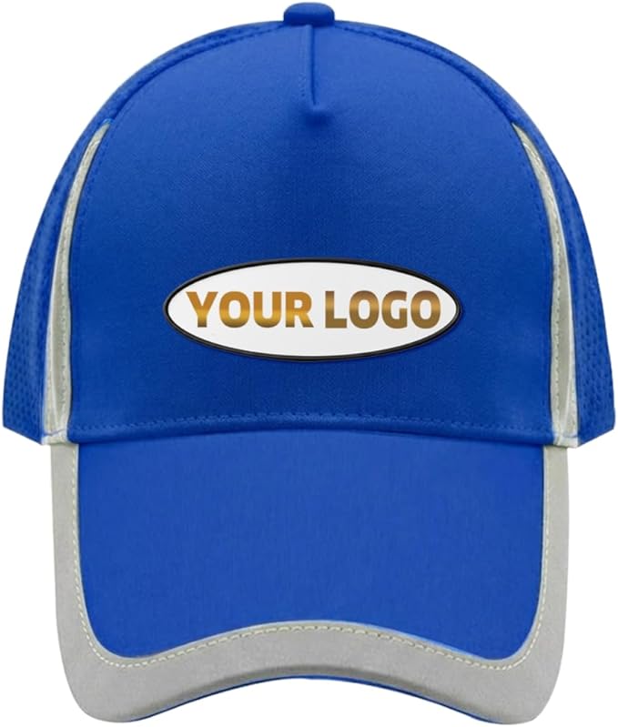 YOWESHOP Reflective Safety Baseball Cap Customize Logo with Removable PE Shell Hi-Vis Safety Work Hat