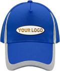 YOWESHOP Reflective Safety Baseball Cap Customize Logo with Removable PE Shell Hi-Vis Safety Work Hat