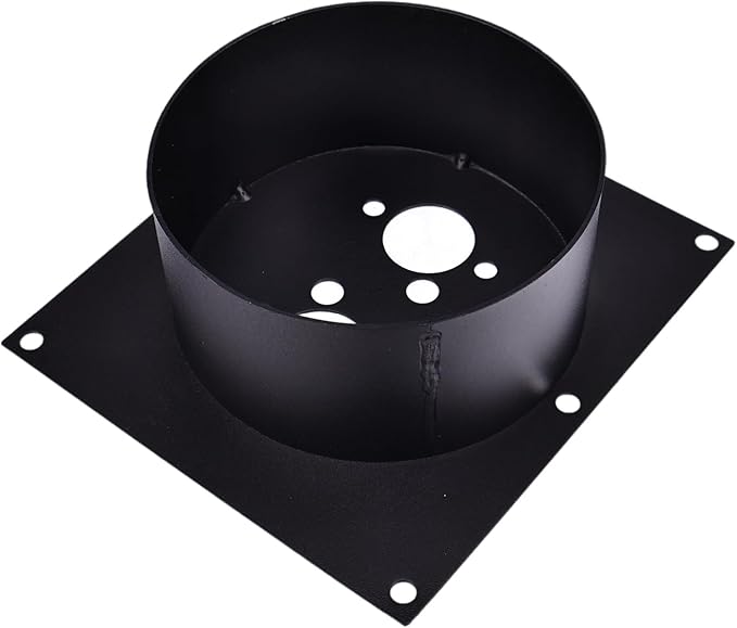 ZTUOAUMA 60mm Universal Stainless Steel Diesel Heater Turret Mount Plate 190278 292100190278 for Eberspacher Webasto Air Heaters and More RV Motorhome Camper Auxiliary Heating Furnace