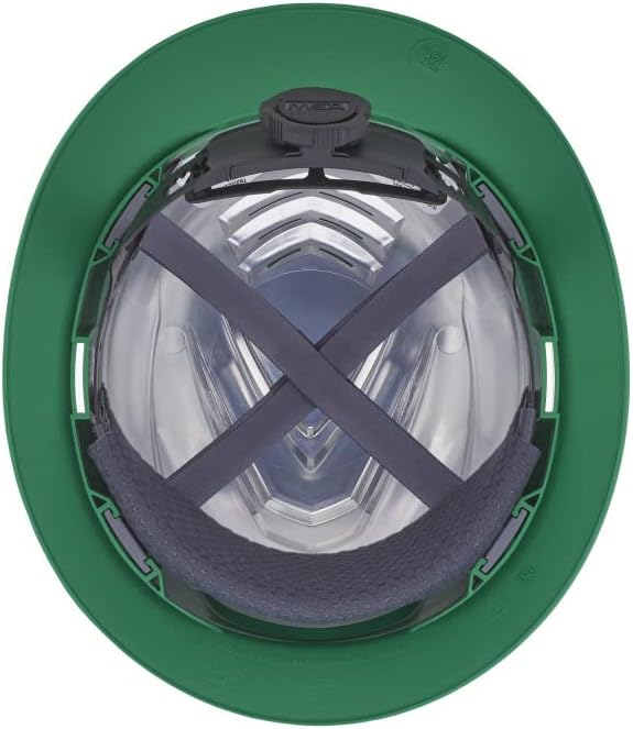 MSA V-Gard C1 Full Brim Hard Hat with ReflectIR Cooling Thermal Barrier and Fas-Trac III Suspension - Uses Highly Innovative Cooling Features to Help Alleviate Heat Stress