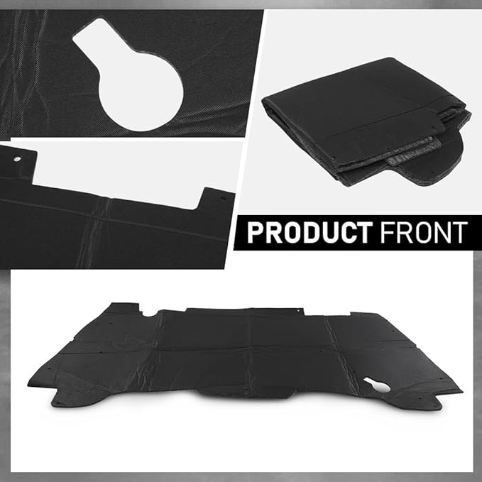 G-PLUS Hood Insulation Pad w/ Clips Compatible with Dodge Ram 1500 1994-2001/Not Fit Durango Or Dakota/Not Fit for Diesel