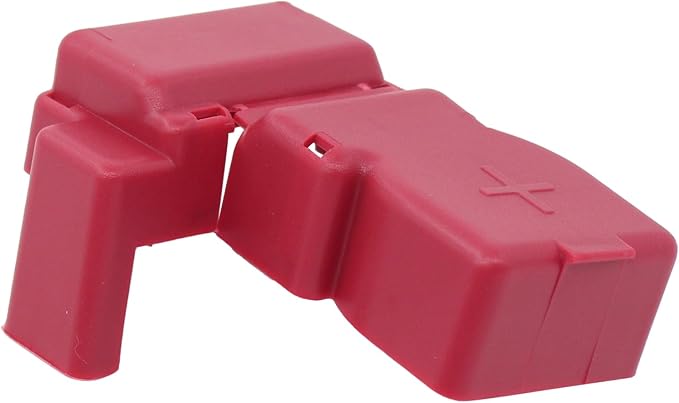 MOTOKU Positive Battery Terminal Cover Red for Nissan Altima 2002-2006, Cube 2009-2014, Juke 2011-2017, Maxima 2004-2008, Rogue 2011-2015, Sentra 2013-2019, Versa 2007-2019, Versa Note 2014-2019