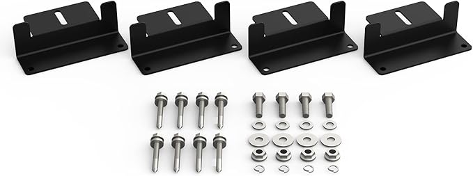 EF ECOFLOW Solar Panel Mounting Z Brackets, for 100W Flat Stands 1 Set, 400W Flat Stands 2 Sets