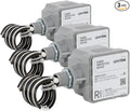 Leviton Type 1 Surge Protective Panel, Residential Home Surge Protection, 120/240 VAC, Split Phase, 36kA per Phase, R2120-B SPD (Pack of 3)