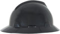 MSA V-Gard Full-Brim Hard Hat with Suspension - Polyethylene Shell, Superior Impact Protection and Self Adjusting Crown Straps - Standard Size Hard Hat