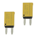 20A DC 12V-14V Auto Reset Circuit Breaker ATM Low Profile T1 Mini Blade Fuses Breakers for Car Trucks Marine Boat RV Solar and More,2 Pack