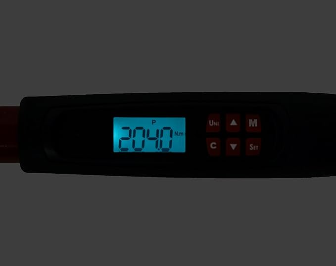 ARES 43000-3/8-Inch Drive Electronic Digital Torque Wrench - 7.4-99.6 ft/lbs (10-135Nm) - Reversible Sealed Head - Multi-Alert System Prevents Over-Torquing