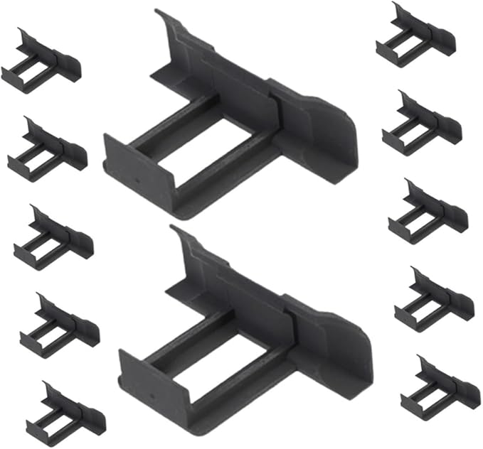 TOYANDONA 12pcs Solar Panel Photovoltaic Drainage Clips Water Guide Mud Clamp Easy Install Cleaning Tools for Outdoor Panels