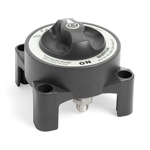 Spartan Power 600A Heavy Duty ON Off Battery Switch Single Circuit