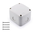 SuperInk White Junction Box ABS Plastic IP66 Waterproof,Dustproof Universal Electrical Boxes Project Enclosure, Fit 20mm Cable Gland for Outdoor Use (86x74x62mm),1PK