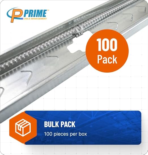 MC/AC Cable to Metal Stud Clip. 100 Pack Tool-Free Spring Steel Fastener for 14-2 to 12-3 Cables, Durable and Corrosion-Resistant Cable Clip for Fast Cable Installation and Metal Stud Attachment