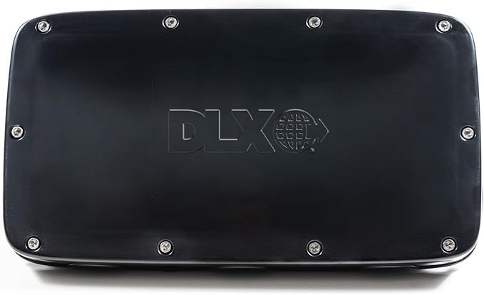 DLX Roof Combiner Box for Solar Panels - Weatherproof, UV Resistant - Ideal for RV and Off-Grid Solar Systems