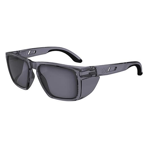 Ergodyne Skullerz SIXTEN Safety Glasses with Side Shields, Anti Fog + Anti Scratch, ANSI z87.1 with Protective Microfiber Eyewear Cleaning & Storage Bag