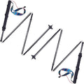 AONIJIE Trekking Poles -2 Ultralight Collapsible Carbon Fiber Hiking Poles with Anti-Shock and Quick Lock System, Folding Walking Sticks for Hiking, Camping